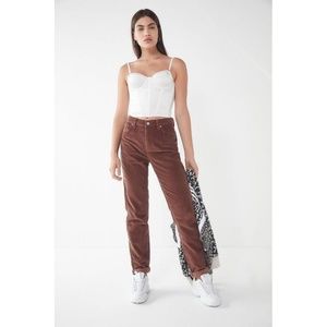 BDG Brown Corduroy Mom Pant